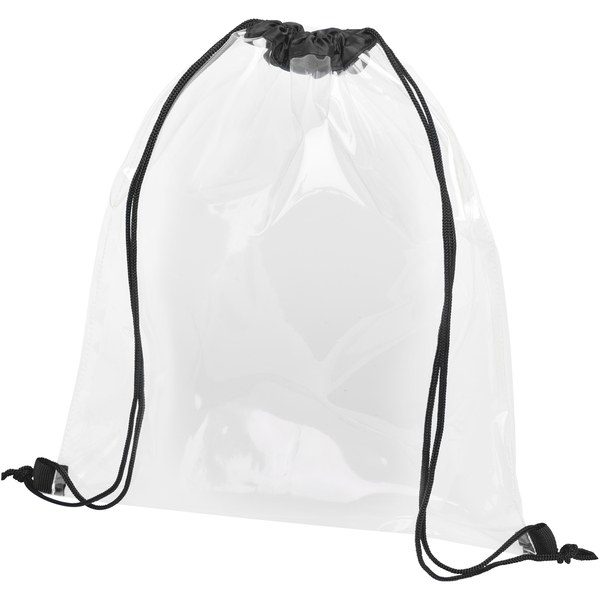 EgotierPro 120086 - Mochila de cuerdas transparente 5L "Lancaster"