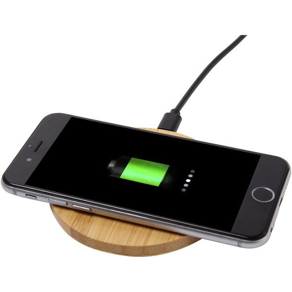 EgotierPro 124105 - Essence 5W bamboo wireless charging pad