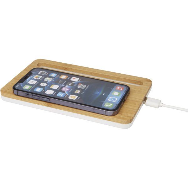 EgotierPro 124252 - Medake 10W bamboo wireless charger