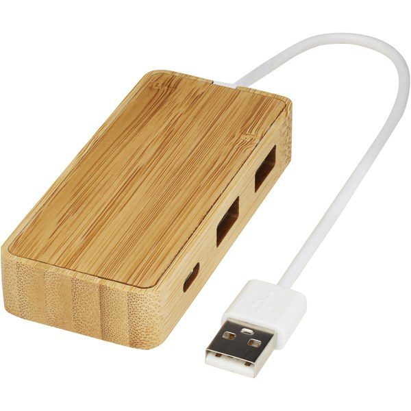 EgotierPro 124306 - Tapas bamboo USB hub