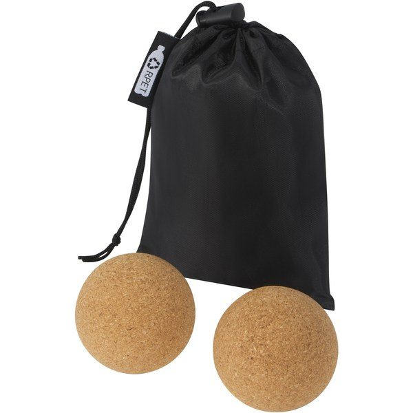 EgotierPro 127034 - Pelota de corcho para yoga "Trikona"