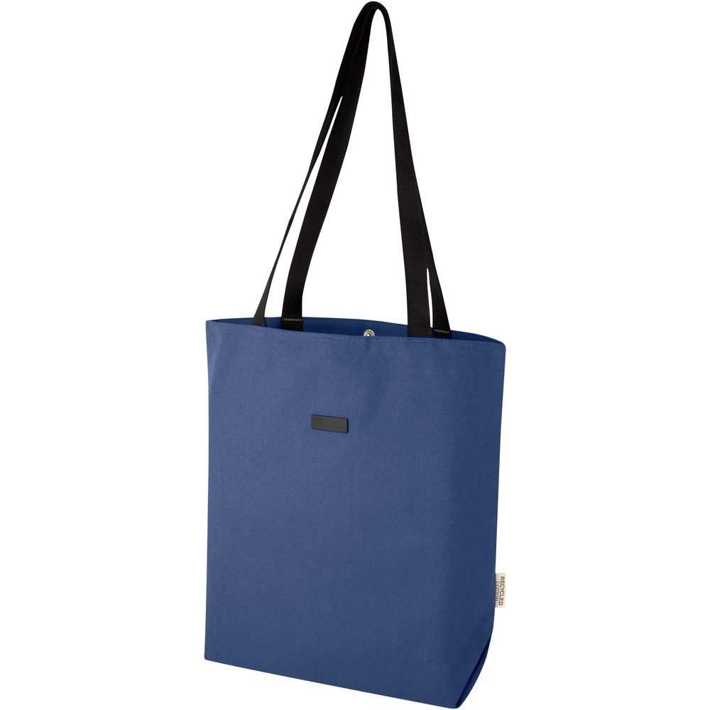 EgotierPro 130042 - Bolsa Tote versátil de lona reciclada GRS de 14 l "Joey"