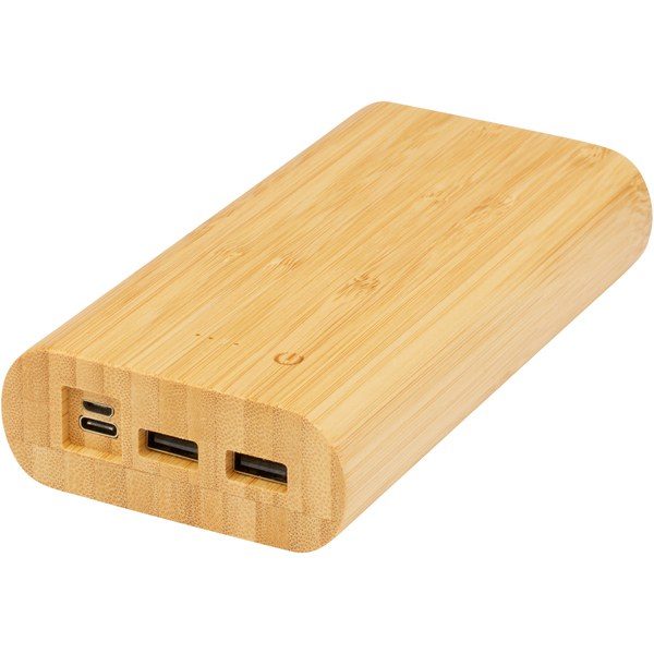 EgotierPro 124324 - Tulda 20.000 mAh bamboo power bank