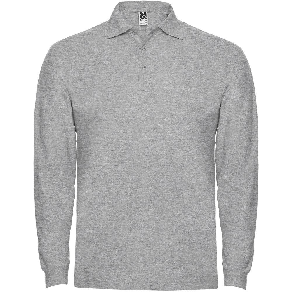 Roly R6635 - ESTRELLA L/S Long-Sleeve Polo Shirt with Ribbed Collar