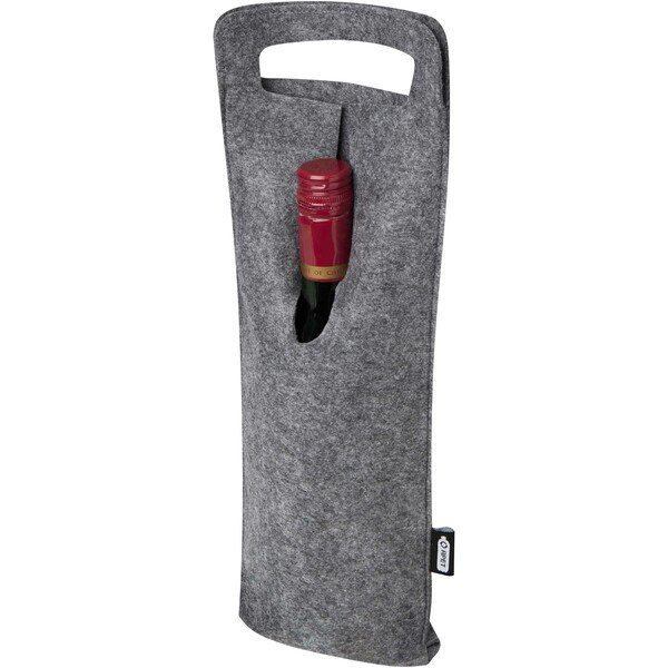 PF Concept 120665 - Bolsa de vino de fieltro reciclado GRS de 75 cl "Felta"