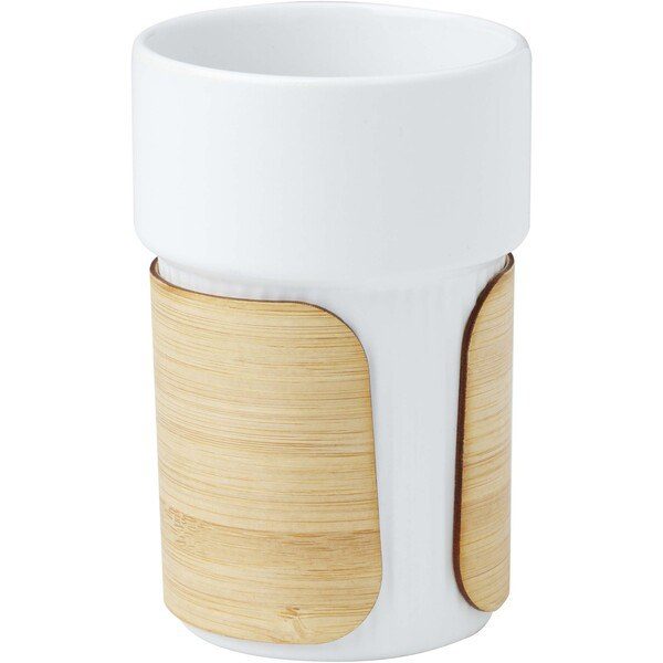 PF Concept 100809 - Fika 340 ml tumbler with bamboo sleeve