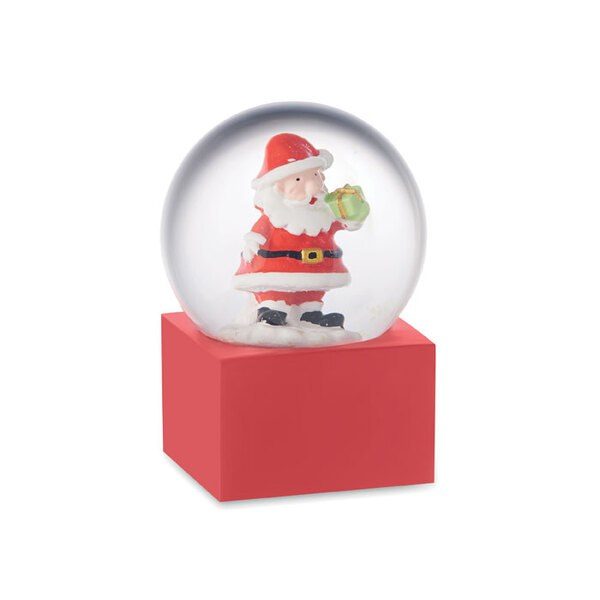 GiftRetail CX1544 - SANTO Small snow ball glass ornament