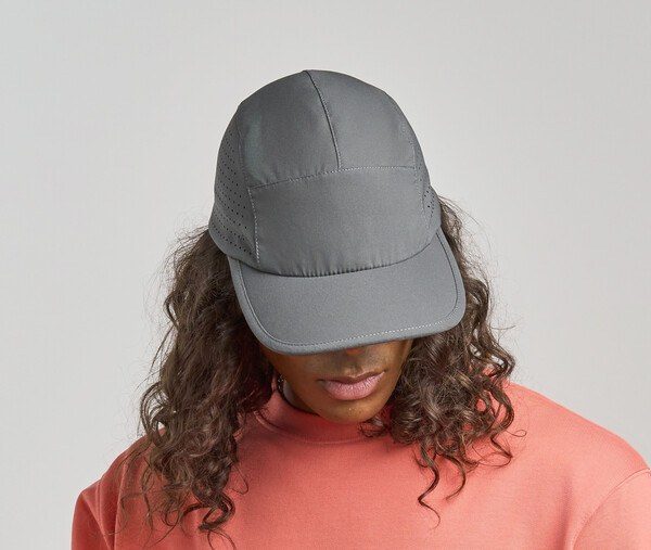 Ventilated 5-panel cap