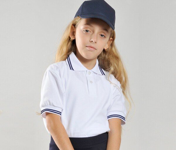 KIDS’ SHORT SLEEVE PIQUÉ POLO SHIRT