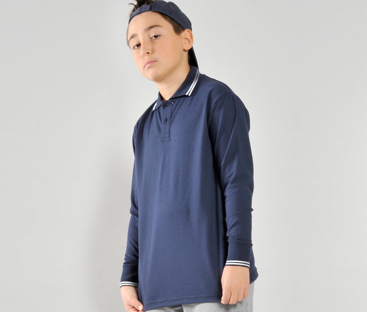 VESTI IT016 - KIDS’ LONG SLEEVE PIQUÉ POLO SHIRT